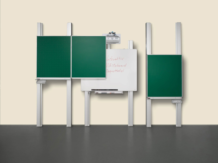 Doppelpylonen Flugeltafel Mit Interaktiven Touch Projektor